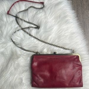 Red Leather Hobo Bag